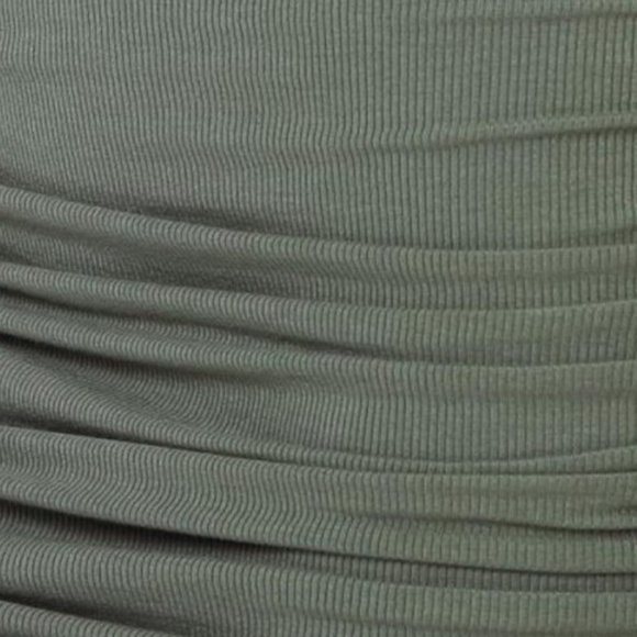 Hello Molly Think It Over Prima Donna Bodycon Dress in Khaki Green Size 4 NEW - Picture 7 of 10